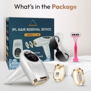 Lamerz CT 300 – IPL Hair Removal, Skin Care and Acne Reduction